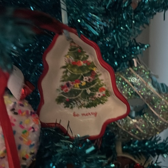 Pioneer Woman Floral Ruffle Christmas Skirt & over 30 Ornaments topper and boot - Picture 10 of 11